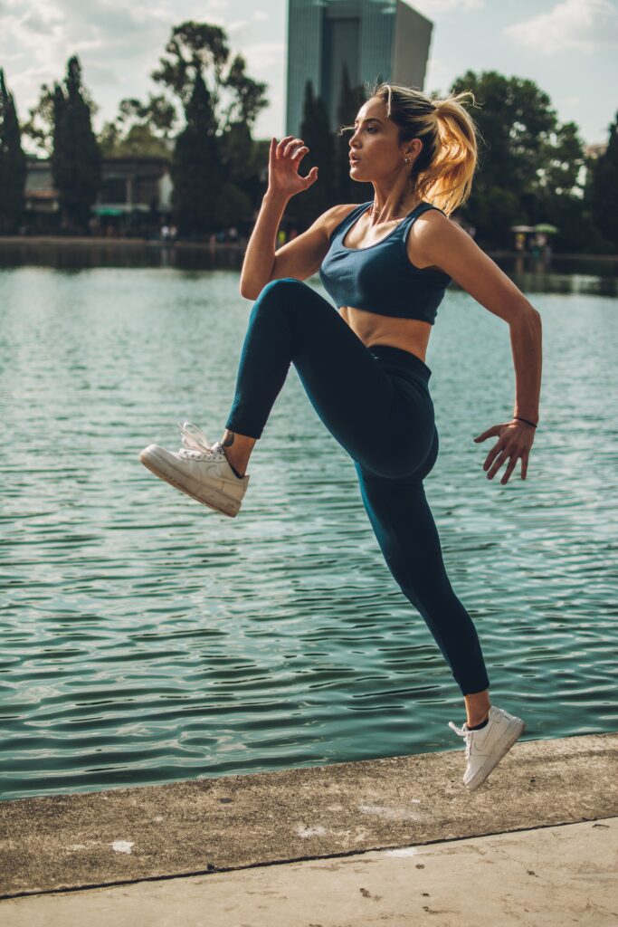 Fitness Enthusiast Working Out